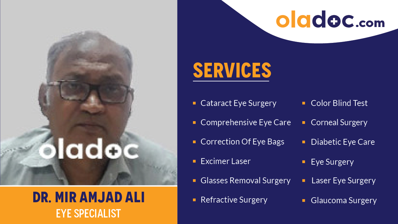 Services provided by Dr.Mir Amjad Ali